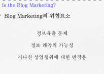 [소비자행동론] 블로그 마케팅-12