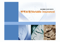 [금융경제학] 변액보험(Variable insurance)-1