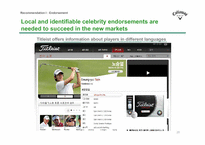 [국제경영] Callaway Golf Company 켈러웨이 골프 마케팅 전략(영문)-20