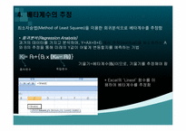 [경영학] 베타계수의 추정을 통한 기업 분석-6