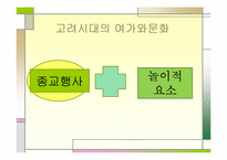 [여가와 문화] 한국 여가문화의 변천사-3