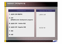 삼성의 CDP(경력개발프로그램)분석-5