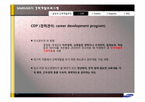 삼성의 CDP(경력개발프로그램)분석-9
