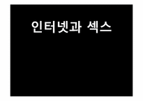 [인터넷커뮤니케이션] 인터넷 상 섹스-1