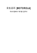 [경영전략] 모토로라 국내시장 제기 전략-9