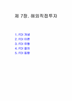 제7장 해외직접투자-1