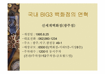 [백화점] 국내 빅3(롯데,신세계,현대)백화점의 성공전략과 발전방향-10