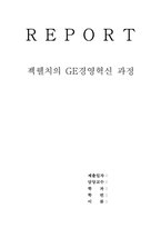 잭웰치의 GE경영혁신 과정-1