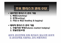 [국제경영] 국내기업들의 환 위기관리 현황과 사례(로만손, 태산LCD 기업 사례)-8
