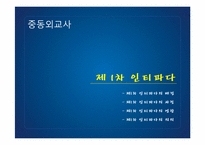 [중동외교사] 자치정부 수립 후 인티파다를 중심으로 본 팔레스타인-10
