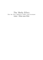 [미디어의 이해] The Media Effect-Jim Willis 요약-1