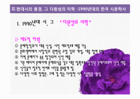 [현대문학사] 80년대 이후 문학사 다원성에 대하여-8