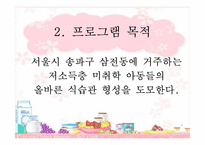 [아동복지] 미취학 아동들의 바람직한 식습관 형성을 위한 프로그램 개발 및 평가-4