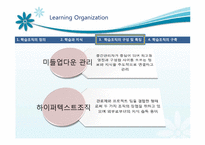 [거시조직론] 학습조직과 적용사례-13