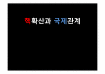 [국제정세의 이해] 핵확산과 국제전쟁-1