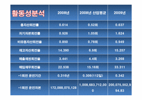 [재무관리] 오비맥주(OB) VS 하이트맥주(HITE) 재무제표 분석(~2009)-19