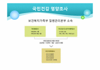 [영양학] 우리나라 성인, 노인의 영양(식생활) 건강실태-2