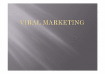 [시장조사론] Viral marketing-1