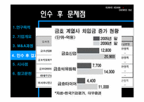 [재무관리] 금호그룹과 대우건설의 M&A 인수 사례-15