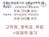 [교육심리] 현재 대학생들의 학습동기 실태-14