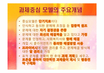 과제중심모델 모델의 특성, 개입과정, 개입(적용) 사례소개, 토론내용-11