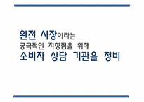 [소비자 상담] 정부의 소비자 상담 기관과 발전 방향-서울특별시 공정거래위원회 기관 조사-20