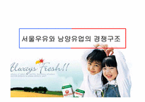 [경영학] 서울우유와 남양유업의 경쟁구조-1