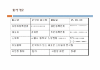 [사업계획서] 칸막이가 있는 새로운 스타일의 분식집-3