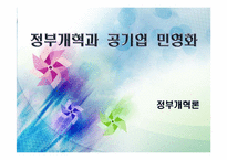 [정부개혁] 정부개혁과 공기업 민영화-1