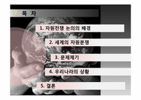 자원전쟁 레포트-2