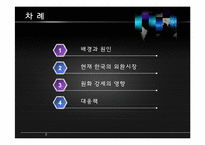 [국제금융론] 원화 강세에 대한 분석과 그 대응책-2