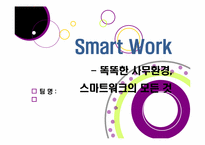 스마트워크(Smart Work)의 모든 것 - 스마트워크의 등장 배경 및 장단점 특징 이해, 스마트워크 도입 사례와 추진 현황, 해결과제 등-1