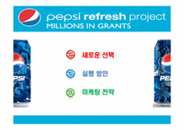 펩시(pepsi) 리프레쉬 프로젝트(refresh project) 조사-2