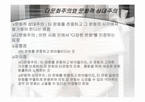 [다문화사회] 동화주의와 다문화주의-8