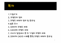 [마케팅 전략] 소니SONY와 카시오CASIO 사례를 통한 브랜드 파워의 중요성-2