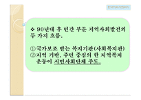 [지역사회복지론] 한국 지역사회복지의 역사-11