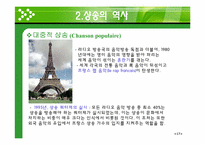 [프랑스 문화의 이해] 샹송(Chanson)의 역사와 특징-20