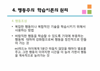 [교육심리] 행동주의 학습이론- 고전적 조건화, 조작적 조건화-18
