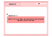 [가족학] 현대사회 가족 역할변화 실태와 장단점-8