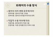 외래어에 대한 연구 -일상 생활에 사용하는 외래어를 중심으로-10