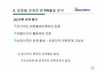 [광고전략] `서울 메트로` PR 활동 조사-6