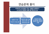 [노사관계론] 노사관련 법제도-비정규직 보호법-3