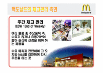 [공급사슬관리] 맥도날드 생산시스템-10