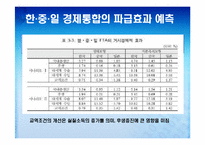 한,중,일 경제통합 가능성과 그에 따른 경제적 파급효과 예측-18