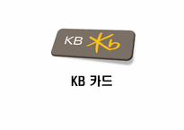 KB카드 광고전략-1