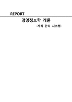 [경영정보학] 지식 관리 시스템 성공사례, 실패사례-1