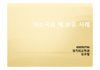 [정치외교학] 약소국의 핵보유 욕구와 필요성, 타당성 논쟁-15