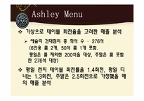 [외식경영학] 메뉴계획과 디자인-프리미엄 애슐리의 메뉴분석과 개선방안-20