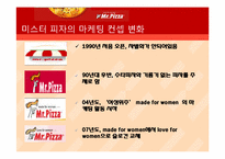 [마케팅원론] 미스터 피자의 여성소비자 공략 마케팅 전략-18