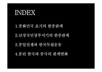 [국제관계] 한국과 현대중국의 만남-2